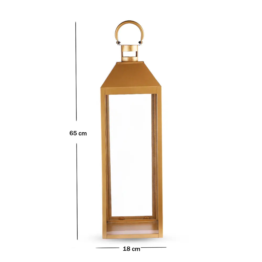 Metro Luxe Lantern Golden Large